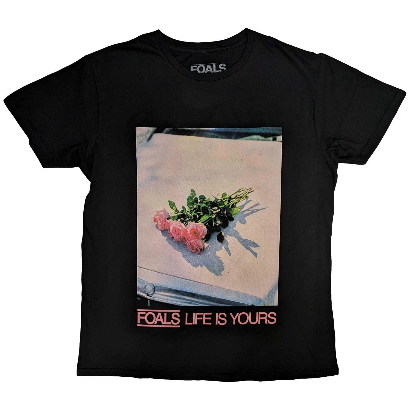 Foals Unisex Adult Life Is Yours T-Shirt (Black) - RO9214