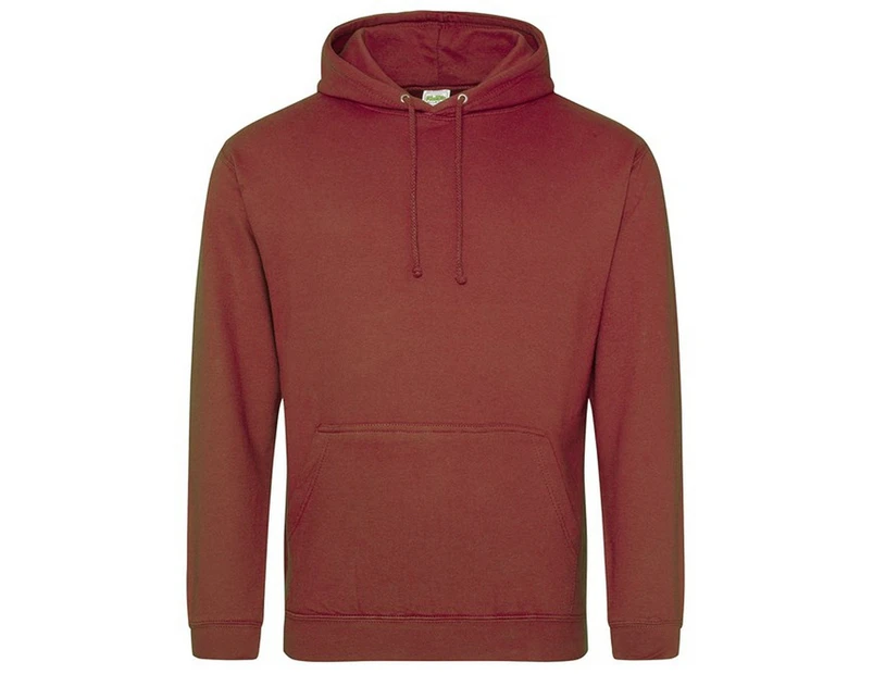 Awdis Unisex College Hooded Sweatshirt / Hoodie (Red/Rust) - RW164