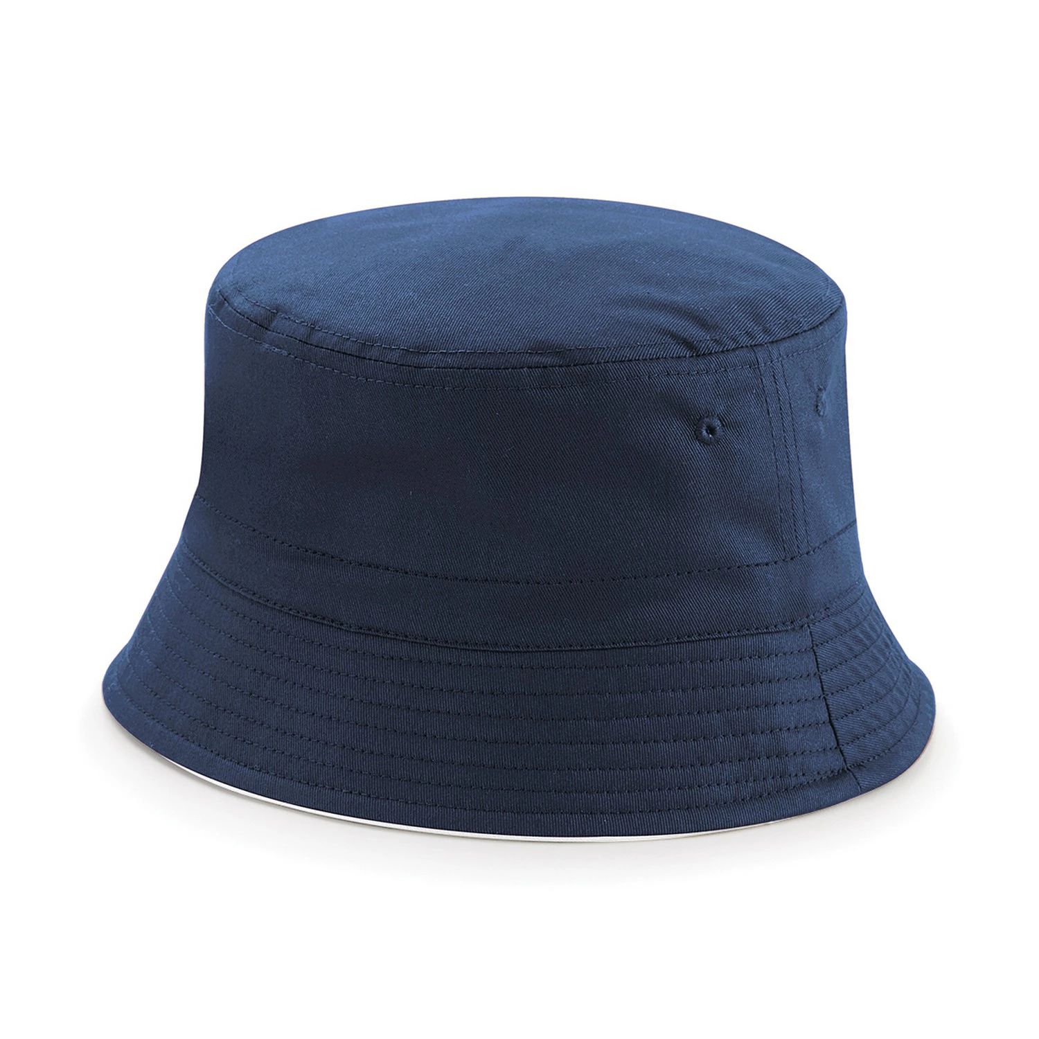 Beechfield Unisex Classic Reversible Bucket Hat (French Navy/ White) - RW4070