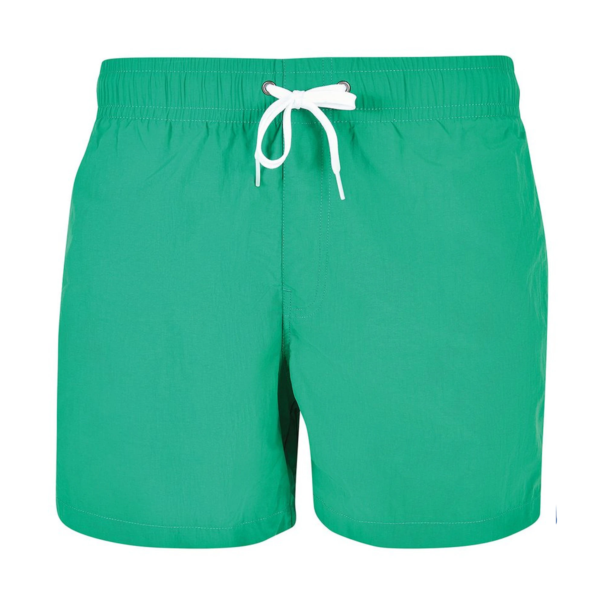 Build Your Brand Mens Swim Shorts (Forest Green) - RW8372