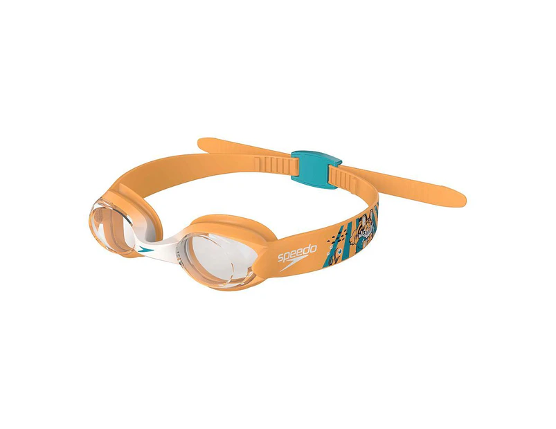 Speedo Childrens/Kids Illusion Goggles (Orange/Green) - RD3081