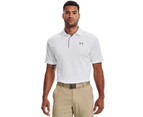 Under Armour Mens Tech Polo Shirt (White/Graphite) - RW9624