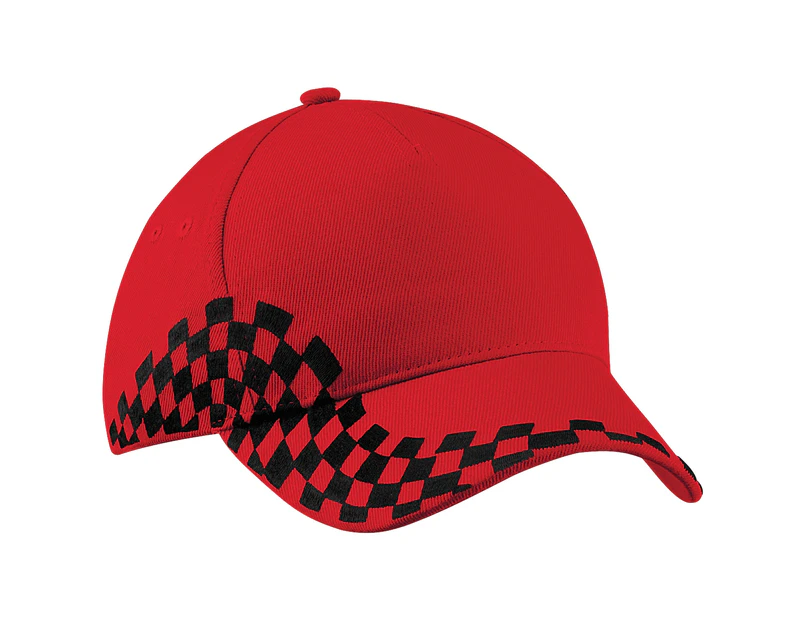 Beechfield Unisex Grand Prix Baseball Cap (Classic Red) - RW221