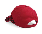 Beechfield Unisex Grand Prix Baseball Cap (Classic Red) - RW221