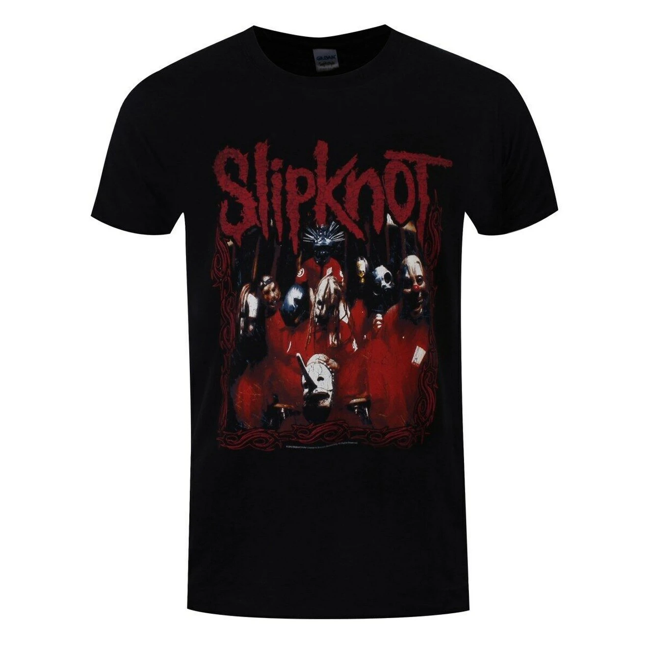 Slipknot Unisex Adult Band Frame T-Shirt (Black) - RO499