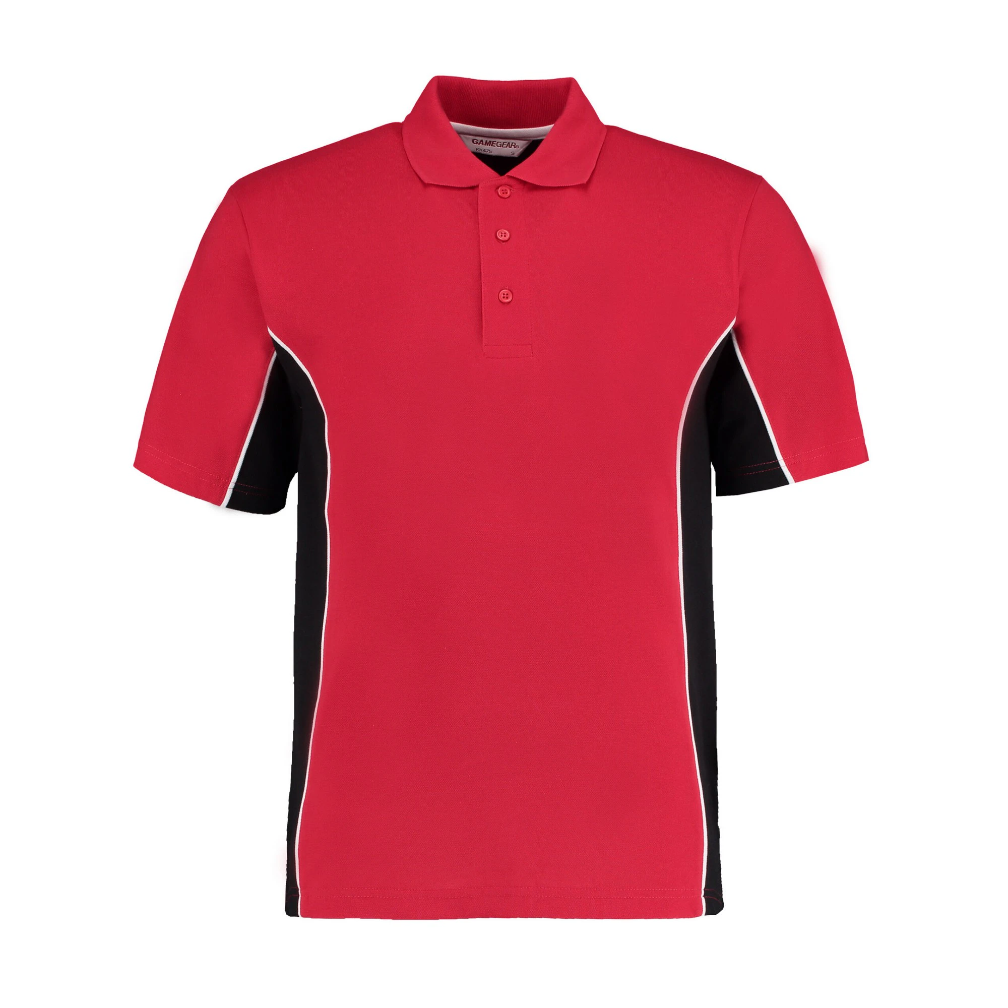 GAMEGEAR Mens Track Classic Polo Shirt (Red/Black/White) - RW9897