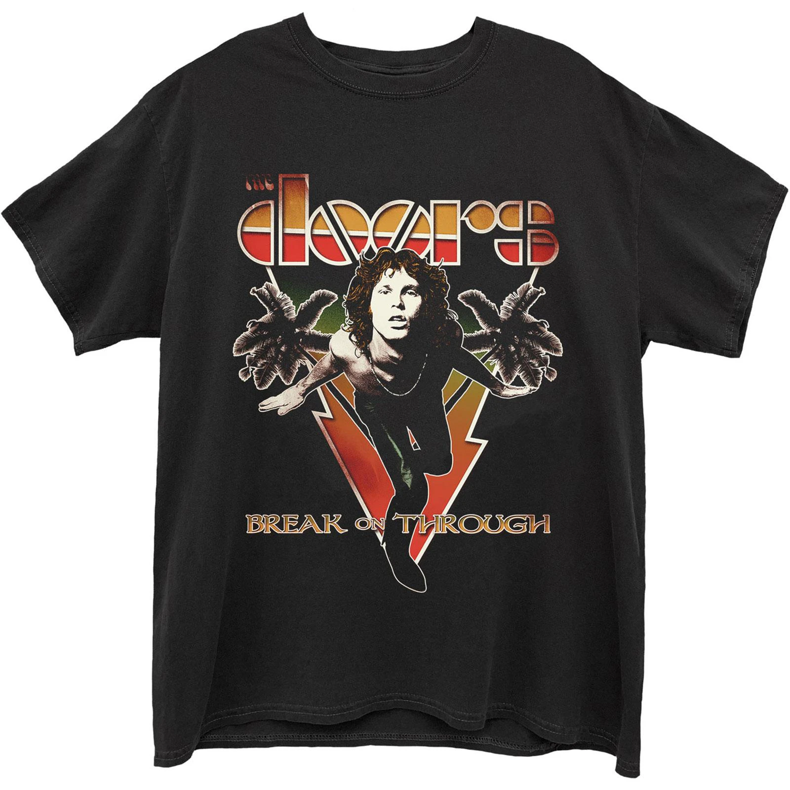 The Doors Unisex Adult Break On Through Cotton T-Shirt (Black) - RO7237