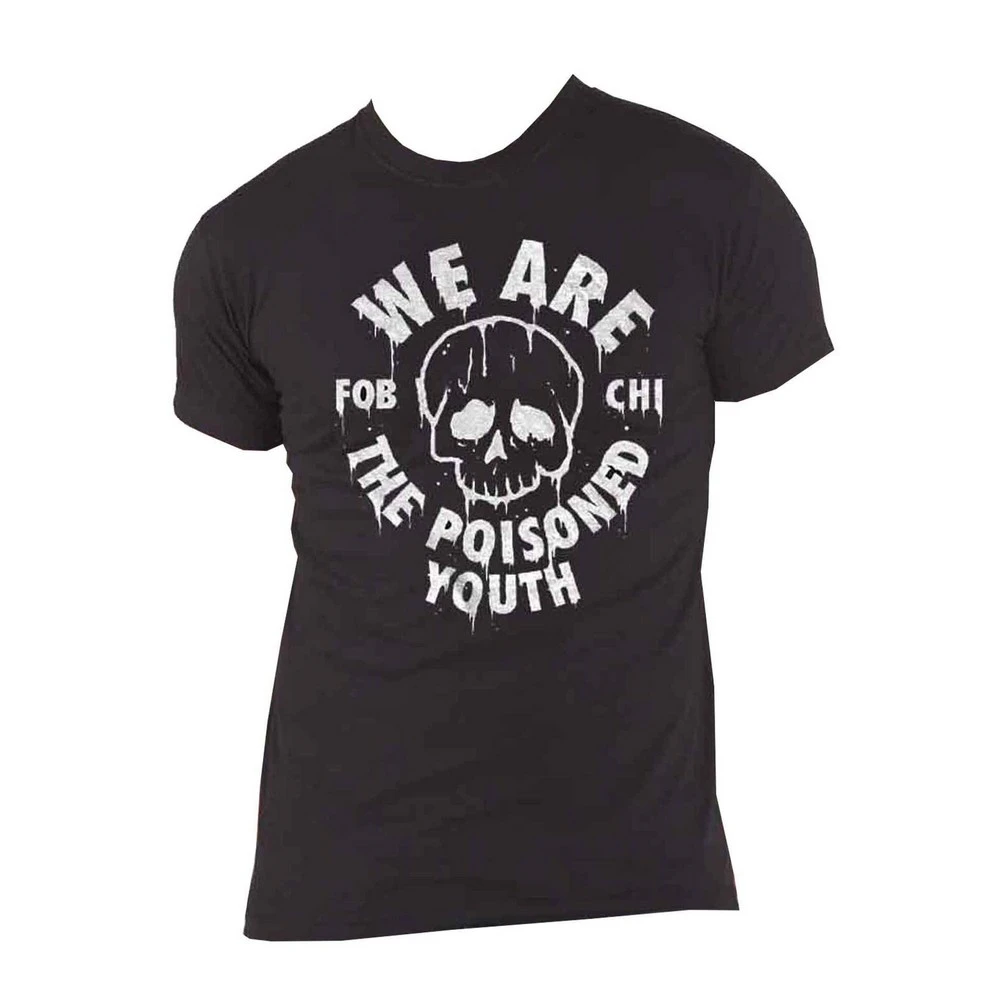 Fall Out Boy Unisex Adult Poisoned Youth Cotton T-Shirt (Black) - RO3153