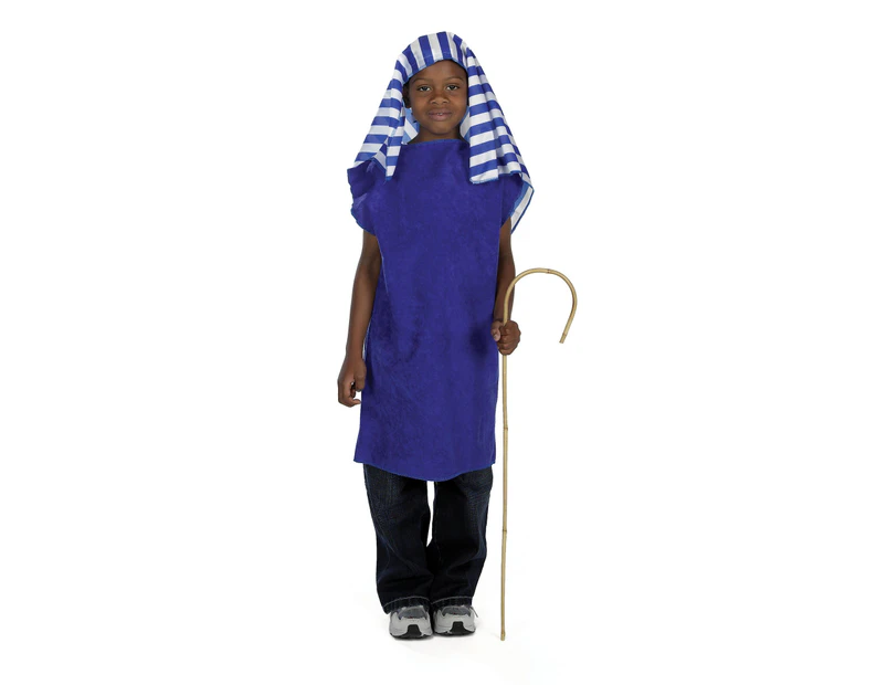 Bristol Novelty Childrens/Kids Christmas Shepherd Costume (Blue/White) - BN2085