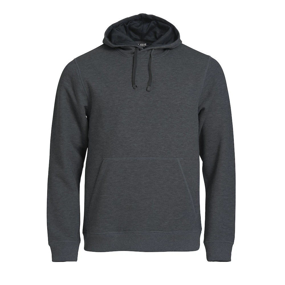 Clique Mens Classic Melange Hoodie (Anthracite) - UB151