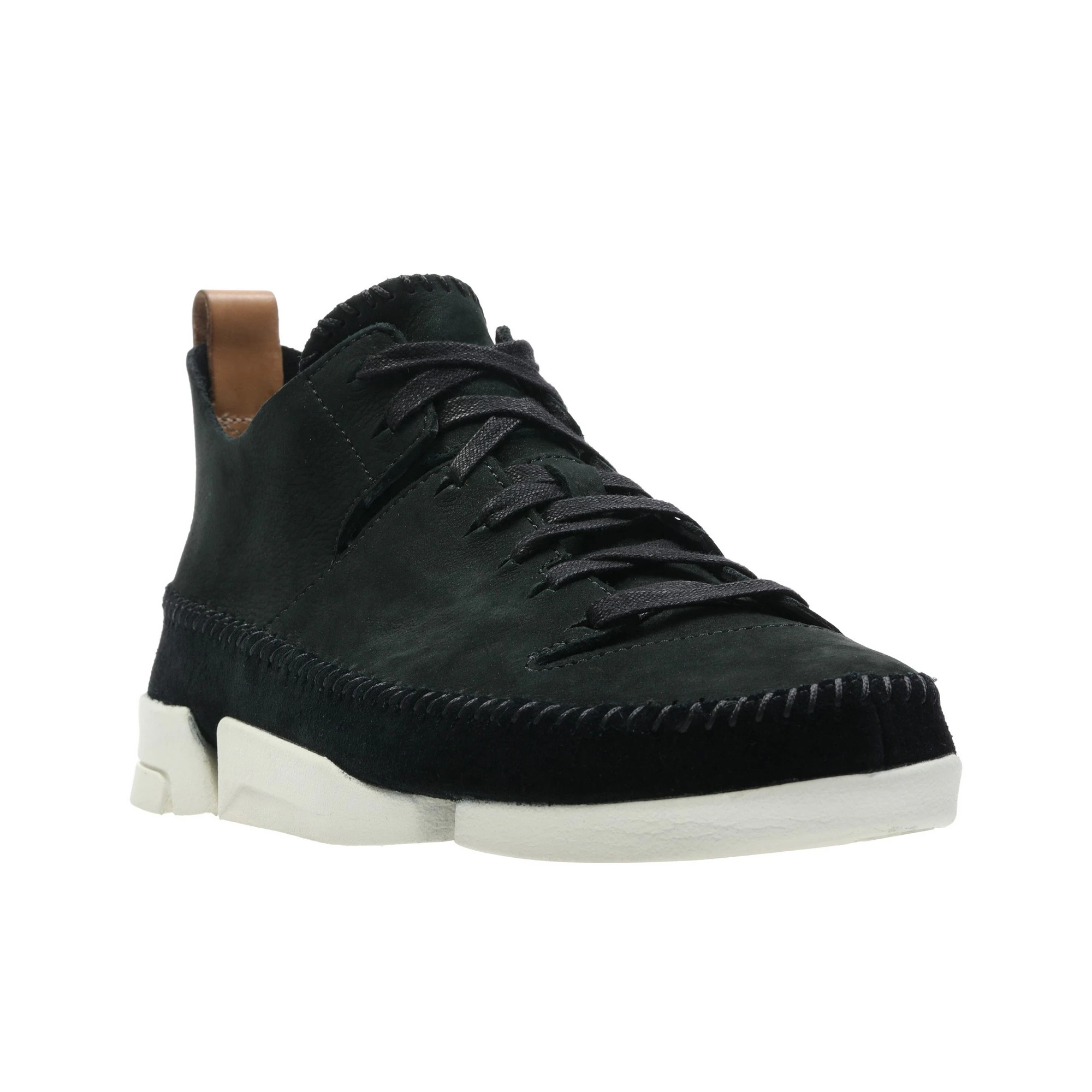 Clarks Womens Trigenic Flex Leather Trainers (Black) - CK102