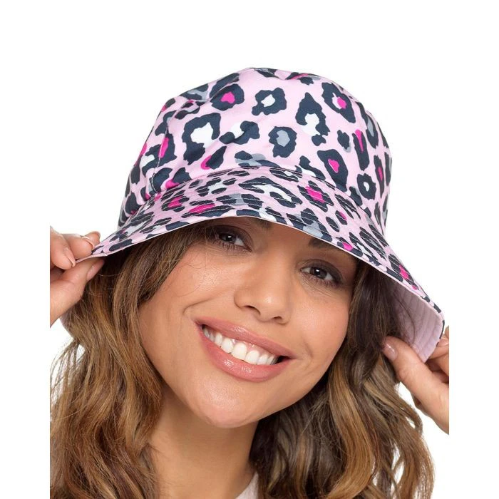 Foxbury Womens Reversible Animal Print Bucket Hat (Animal Print) - UT1762