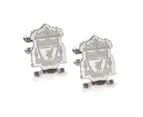 Liverpool FC Stainless Steel Crest Cufflinks (Silver) - TA2518