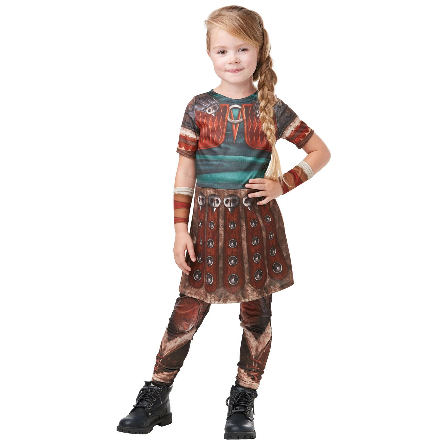 How To Train Your Dragon Girls Astrid Costume (Brown/Blue) - BN5493