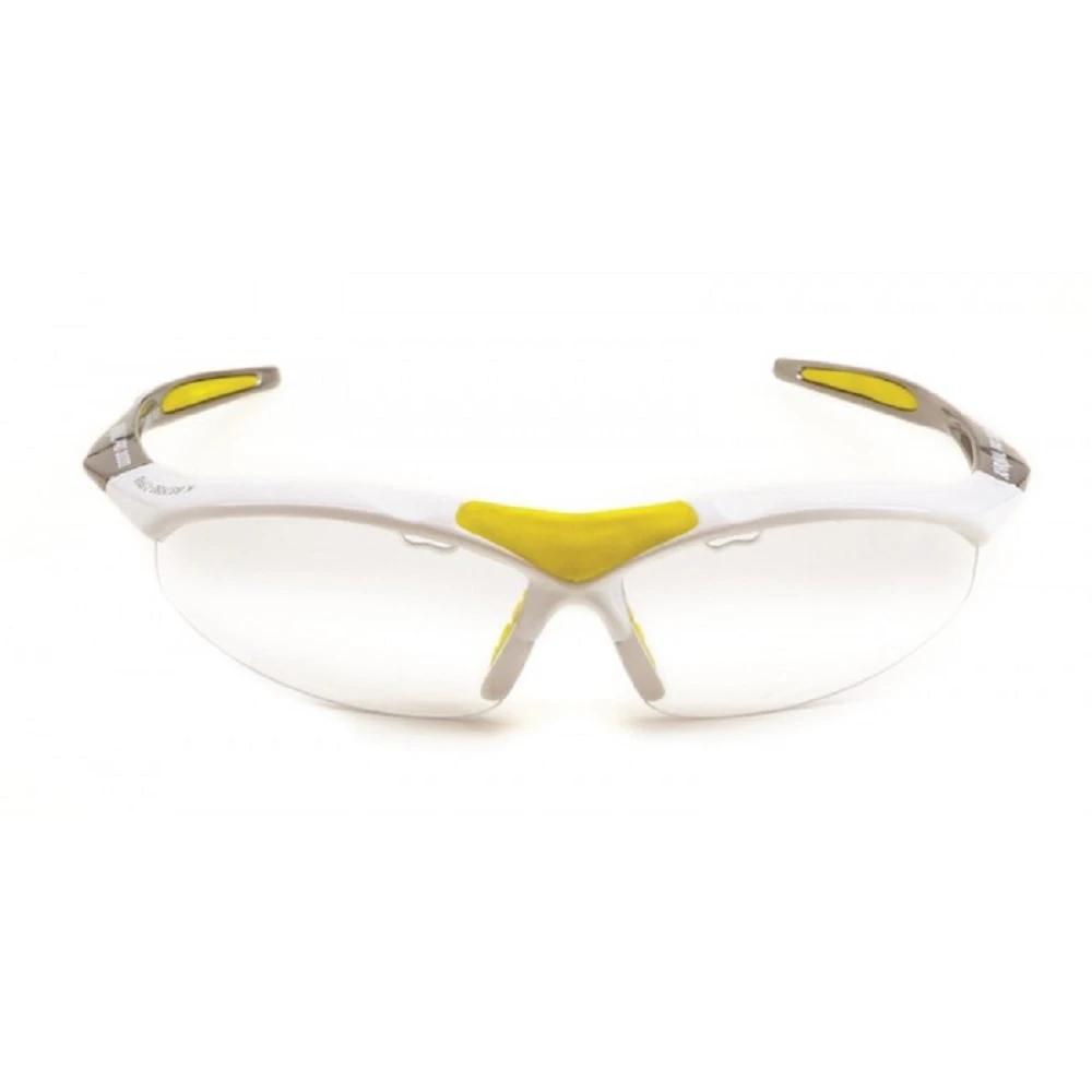 Karakal Unisex Adult Pro 3000 Sports Glasses (White/Yellow) - CS641