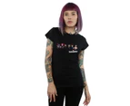 Marvel Womens Runaways Lineup Cotton T-Shirt (Black) - BI38176