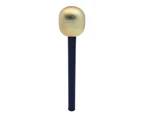 Bristol Novelty Shiny Toy Microphone (Black/Gold) - BN1964