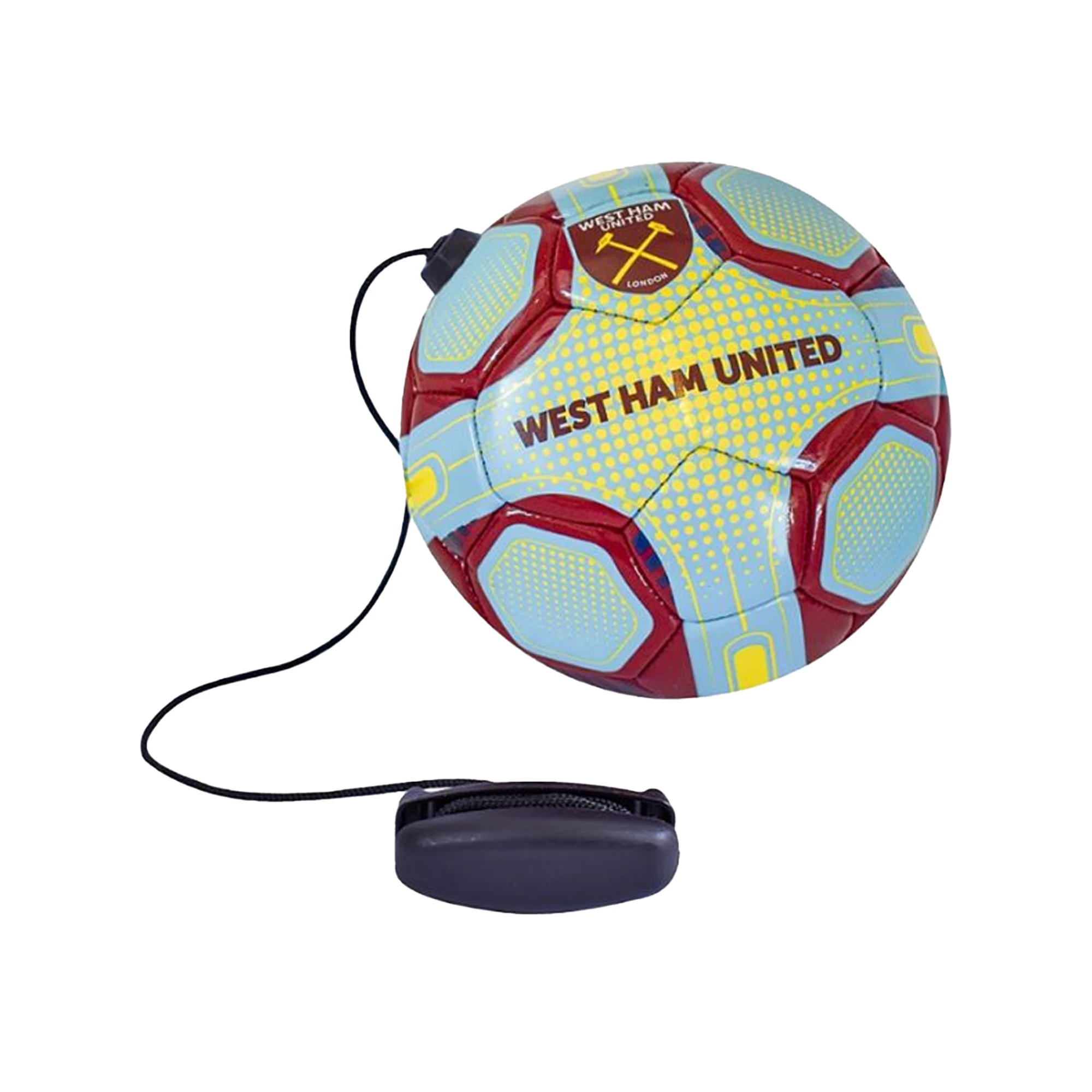 West Ham United FC Practice Football (Claret Red/Sky Blue) - BS3495