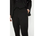 Burton Mens Essential Tailored Suit Trousers (Black) - BW199