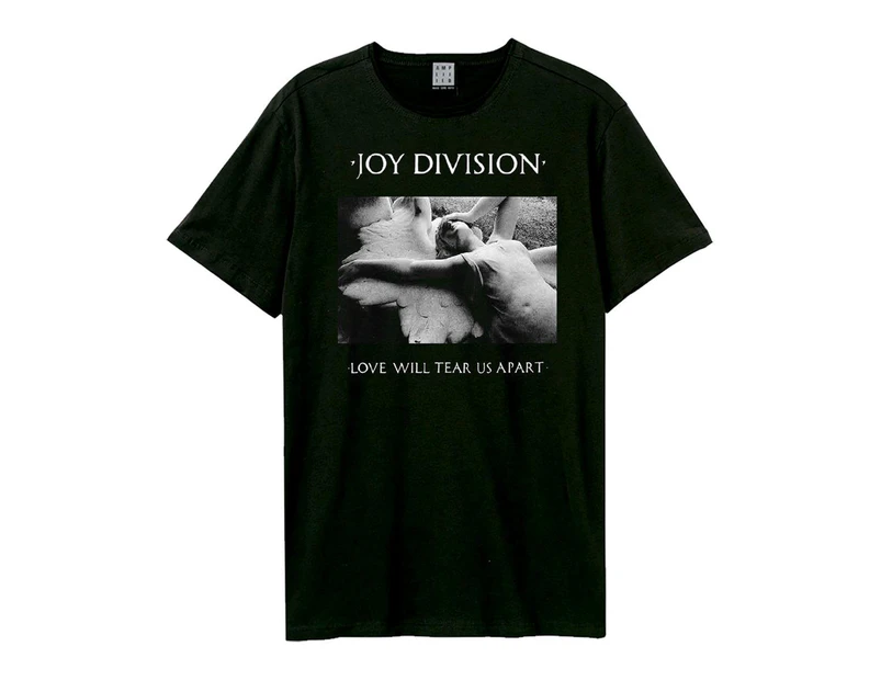 Amplified Unisex Adult Love Will Tear Us Apart Joy Division T-Shirt (Black) - GD676