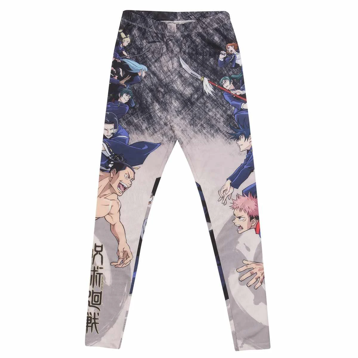 Jujutsu Kaisen Womens Fight Leggings (Multicoloured) - HE1440