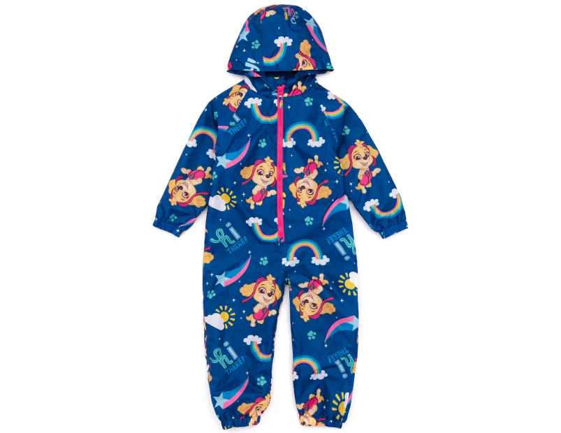 Paw Patrol Girls Skye Puddle Suit (Blue) - NS7269