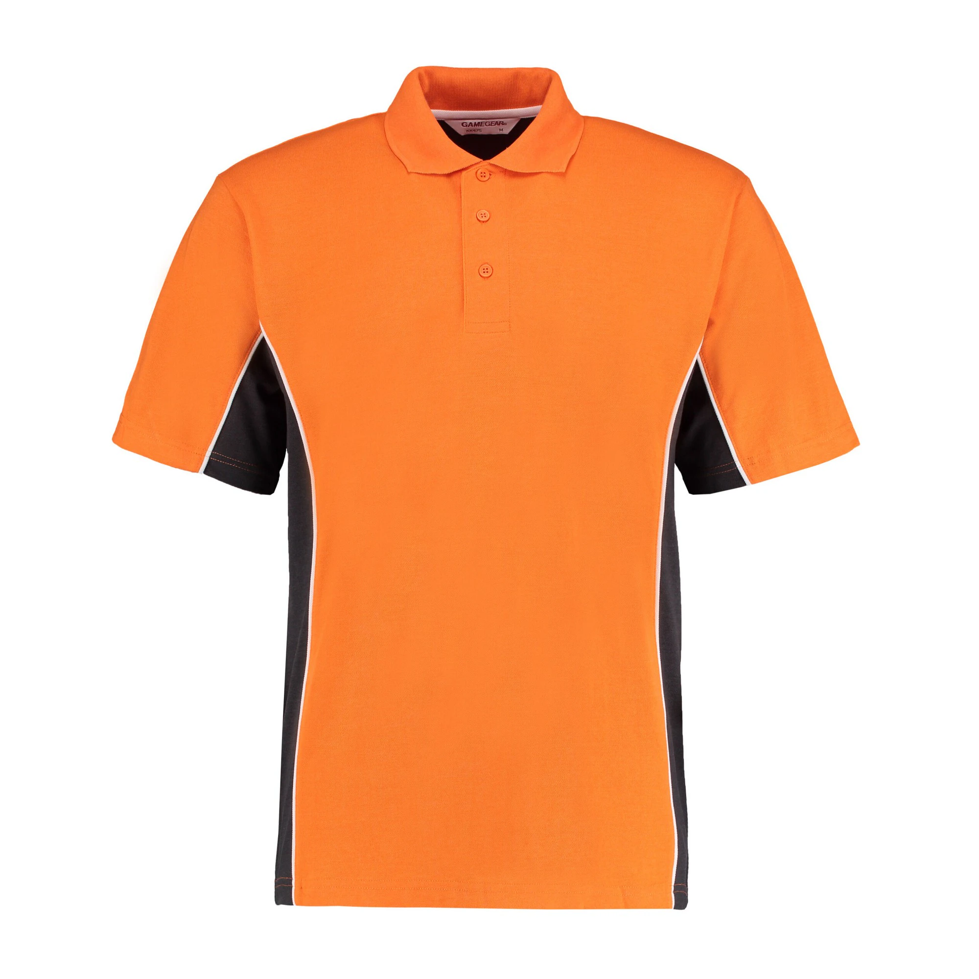 GAMEGEAR Mens Track Classic Polo Shirt (Orange/Graphite/White) - RW9897