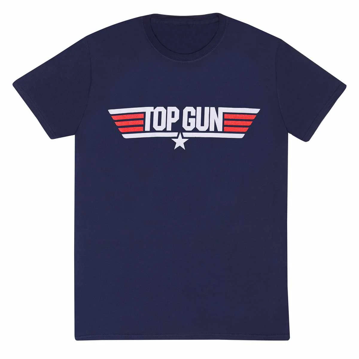 Top Gun Unisex Adult Logo T-Shirt (Navy) - HE1545