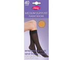 Silky Womens Support Flight Socks (1 Pair) (Nude) - LW179