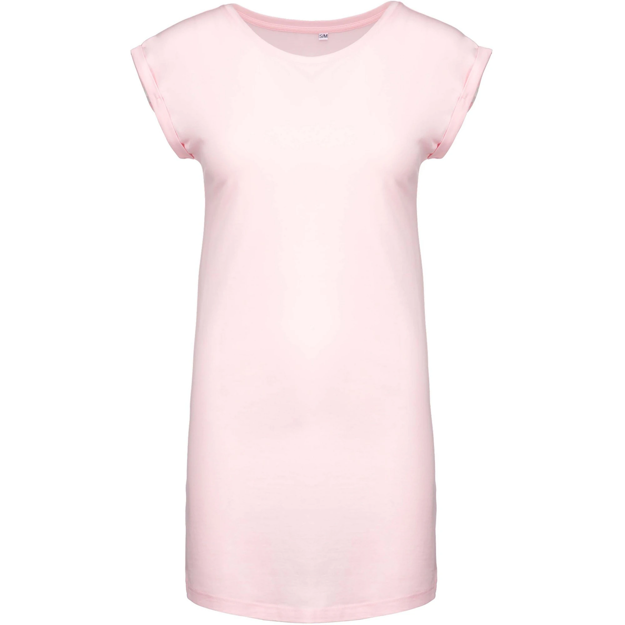 Kariban Womens T-Shirt Dress (Pale Pink) - PC3412