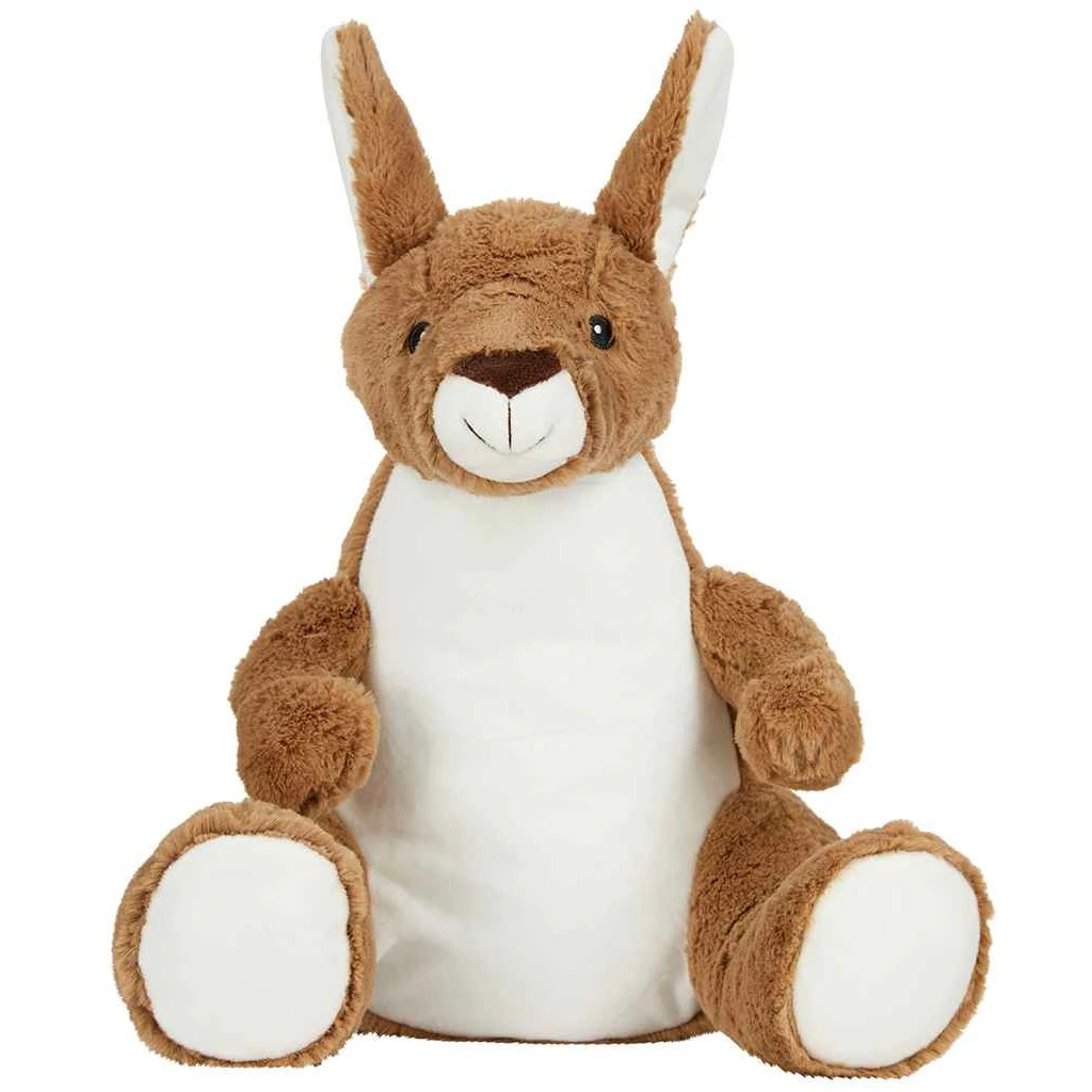 Mumbles Childrens/Kids Zippie Kangaroo Teddy Bear (Mid Brown) - PC4825