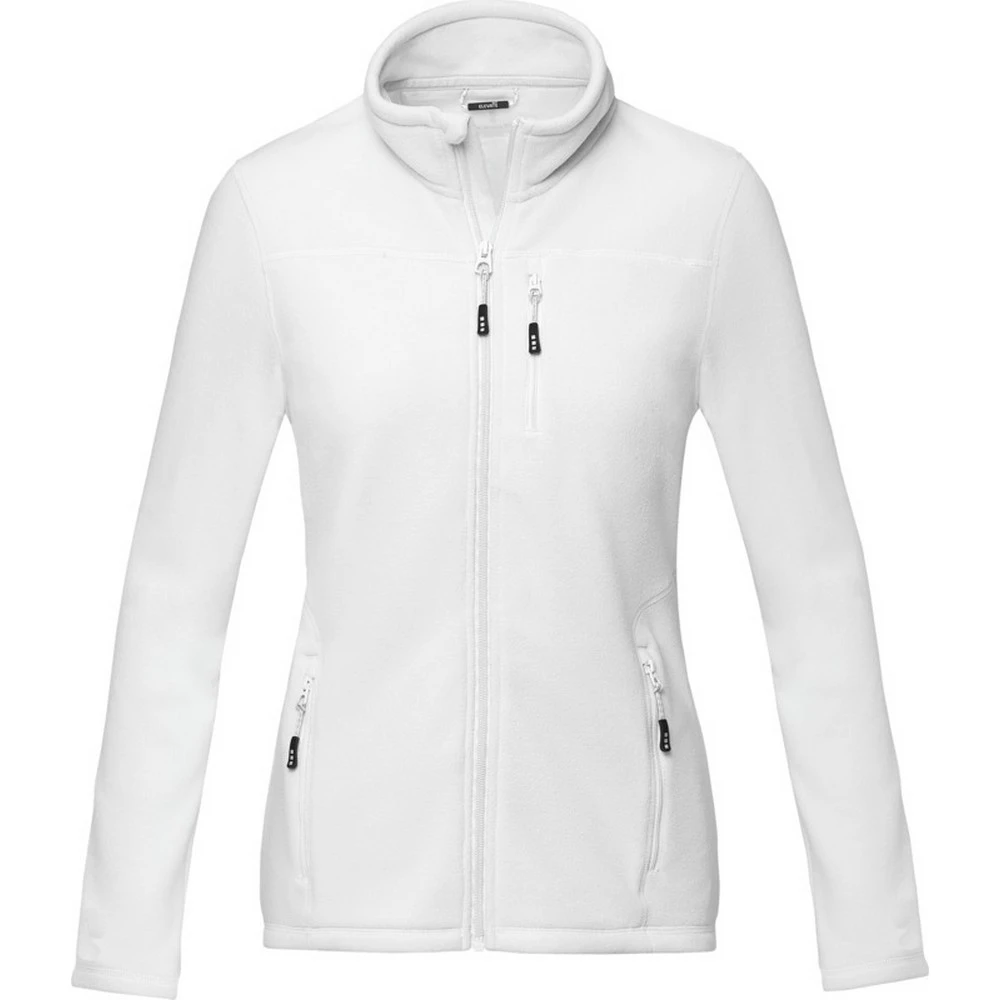 Elevate NXT Womens Amber Recycled Full Zip Fleece Jacket (White) - PF4076