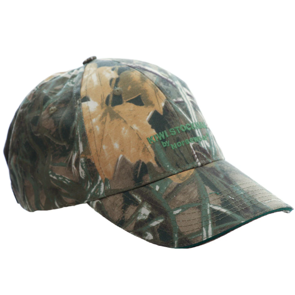 Kiwi Stockman Reed Camouflage Blazed Cap - Brown