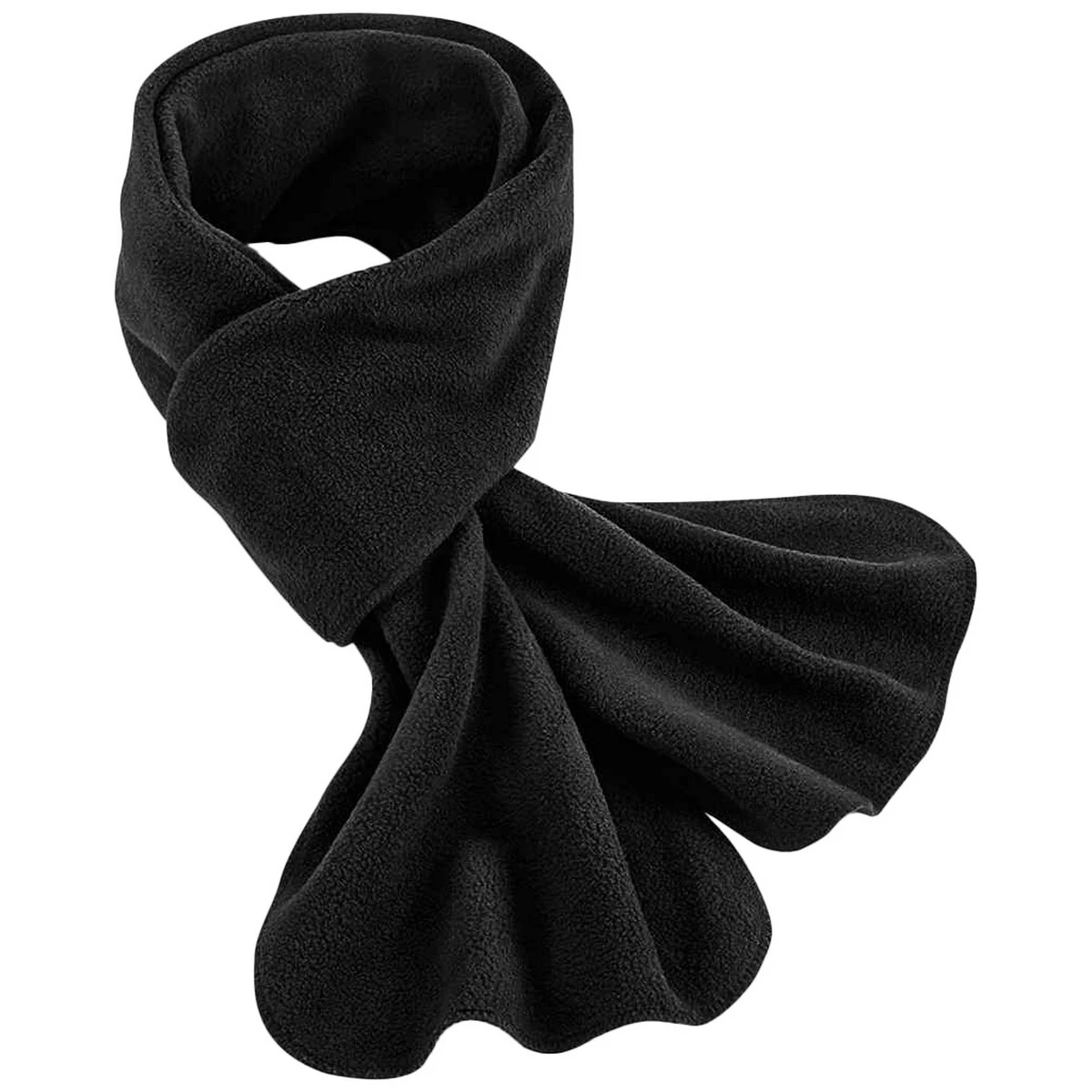 Beechfield Fleece Recycled Scarf (Black) - PC4606