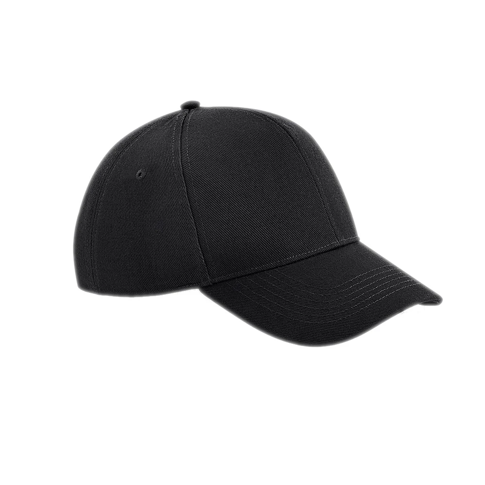 Beechfield Unisex Ultimate 6 Panel Cap (Black) - PC4077