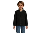 SOLS Childrens/Kids North Zip-Up Fleece Jacket (Black) - PC508