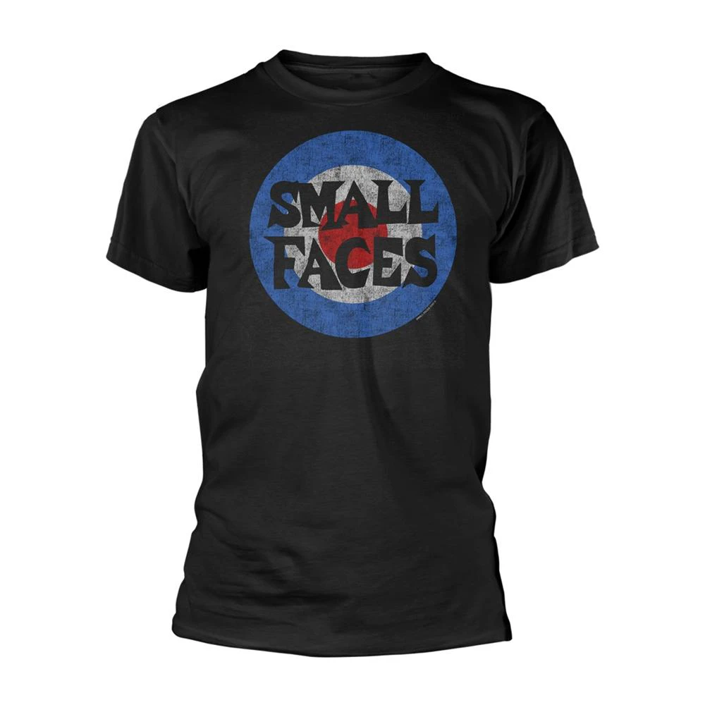 Small Faces Unisex Adult Mod Target T-Shirt (Black) - PH1149