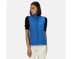 Regatta Womens Flux Softshell Bodywarmer / Sleeveless Jacket (Water Repellent & Wind Resistant) (Oxford Blue) - RG1625