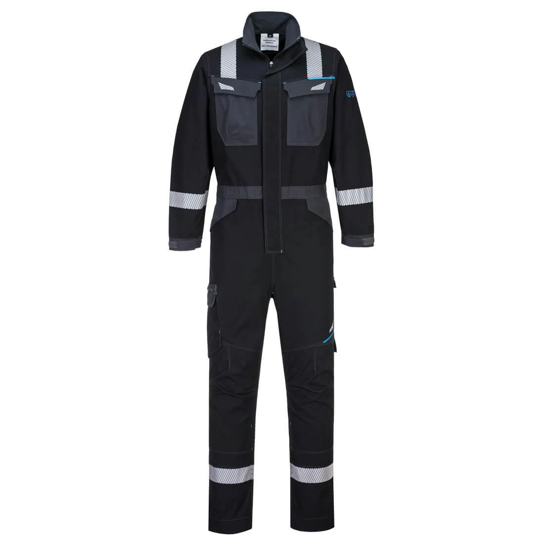 Portwest Unisex Adult WX3 Flame Resistant Overalls (Black) - PW401