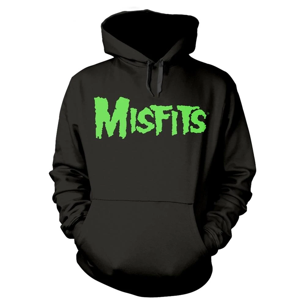 Misfits Unisex Adult Skull Hoodie (Black) - PH2686