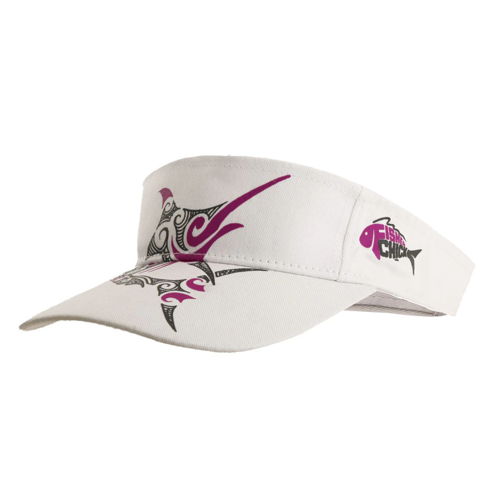 Fisherchick Te Moko Marlin Visor White - White