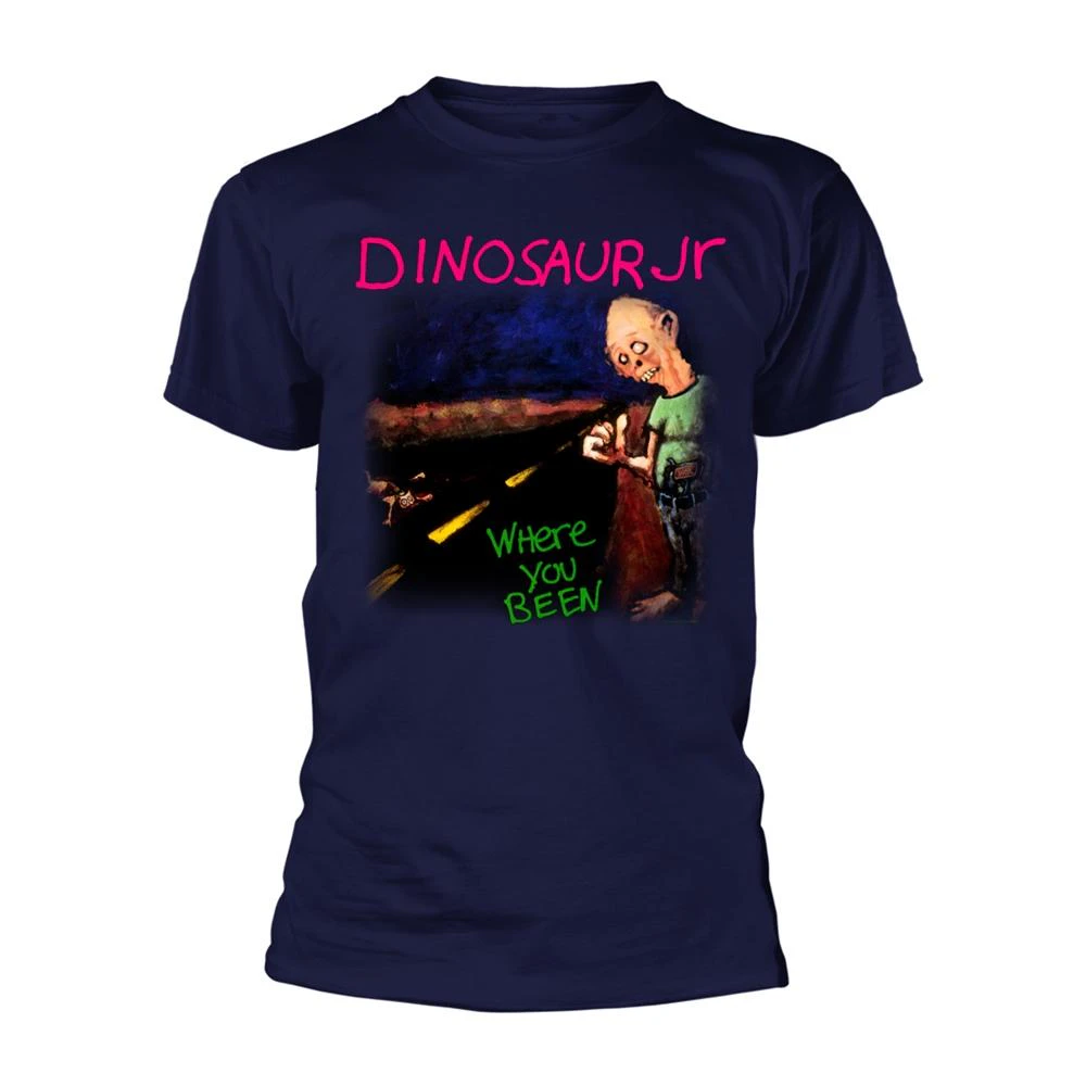 Dinosaur Jr Unisex Adult Where You Been T-Shirt (Blue) - PH442