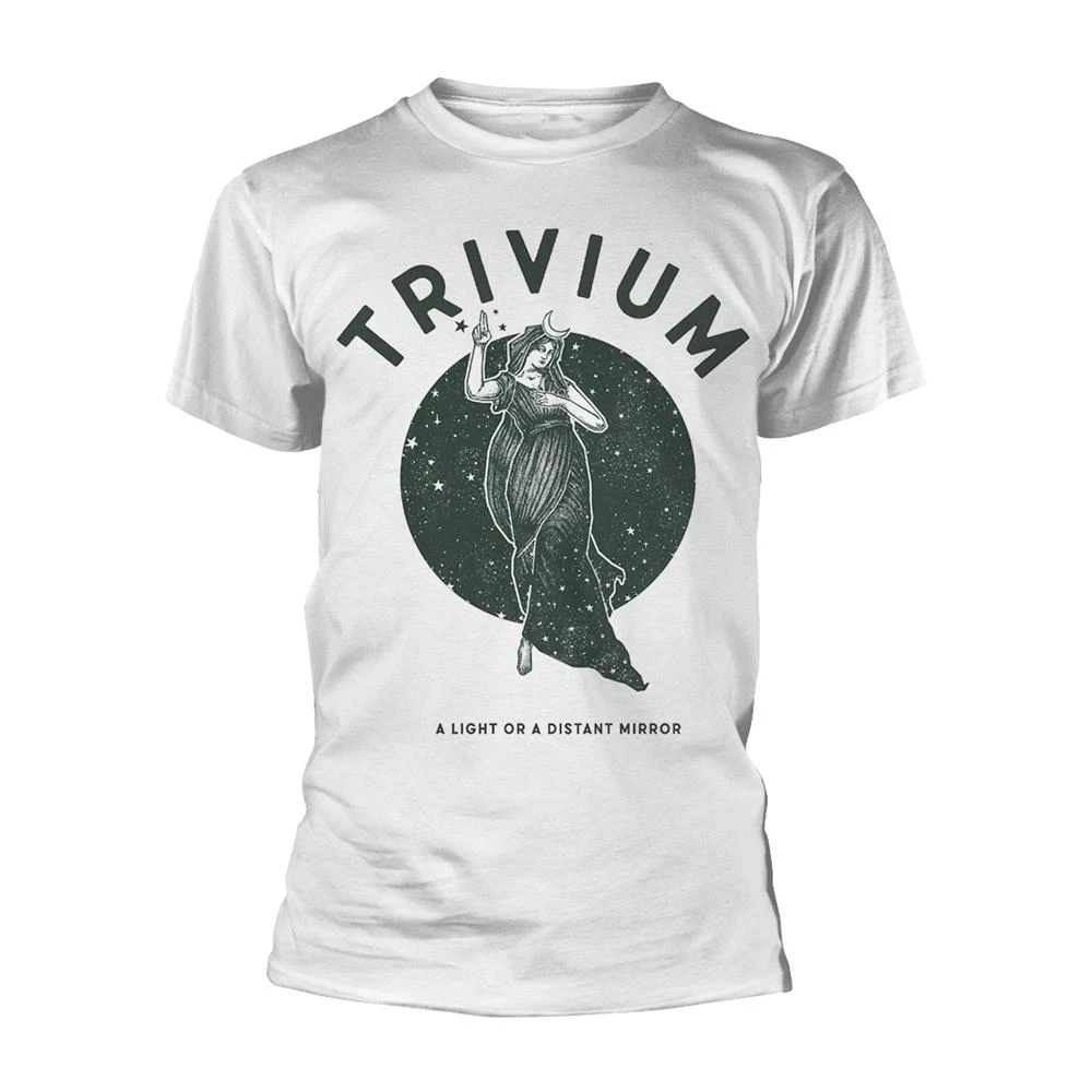 Trivium Unisex Adult Moon Goddess T-Shirt (White) - PH893