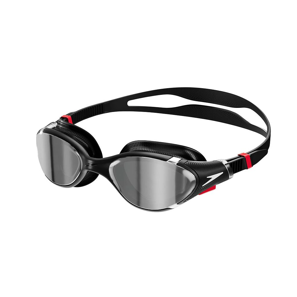 Speedo Unisex Adult 2.0 Mirror Biofuse Swimming Goggles (Black/Silver) - RD3078