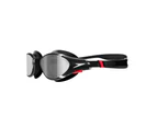 Speedo Unisex Adult 2.0 Mirror Biofuse Swimming Goggles (Black/Silver) - RD3078