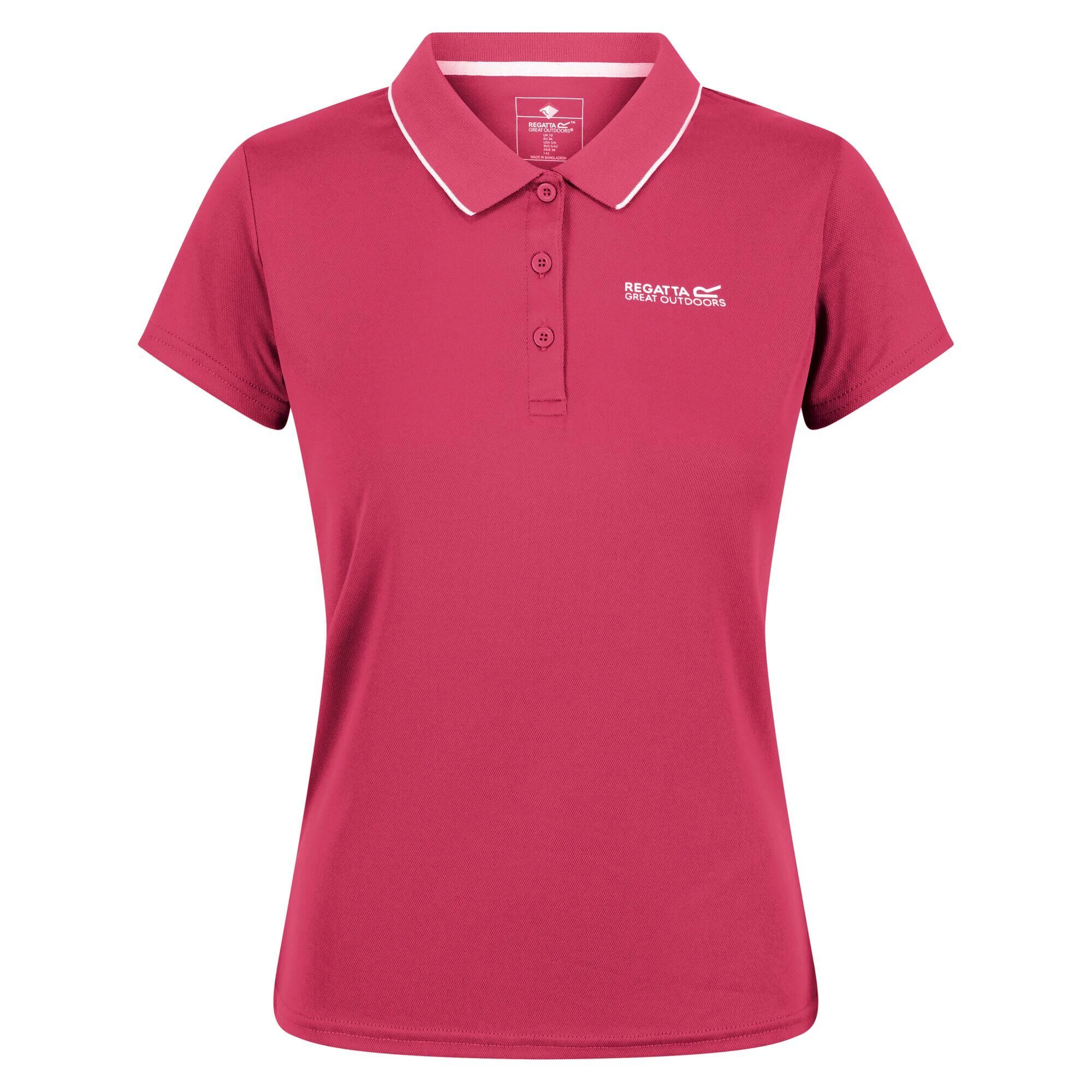 Regatta Womens Maverick V Polo Shirt (Rethink Pink) - RG4979