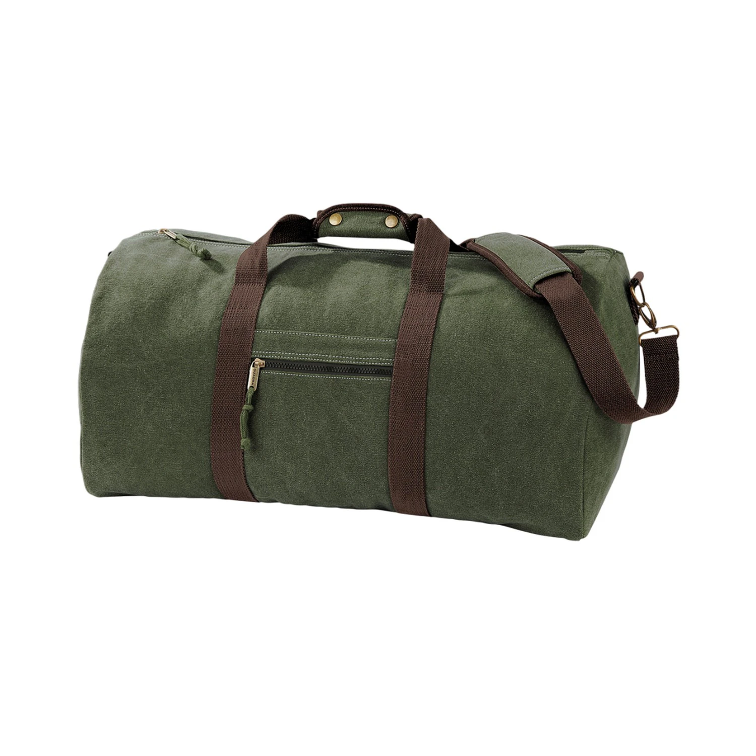 Quadra Vintage Canvas Duffle Bag (Vintage Military Green) - PC6446