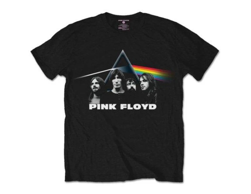 Pink Floyd Unisex Adult Dark Side Of The Moon Group Shot T-Shirt (Black) - RO2317