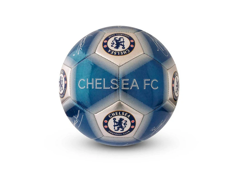 Chelsea FC Signature Metallic Football (Blue/White) - RD2688