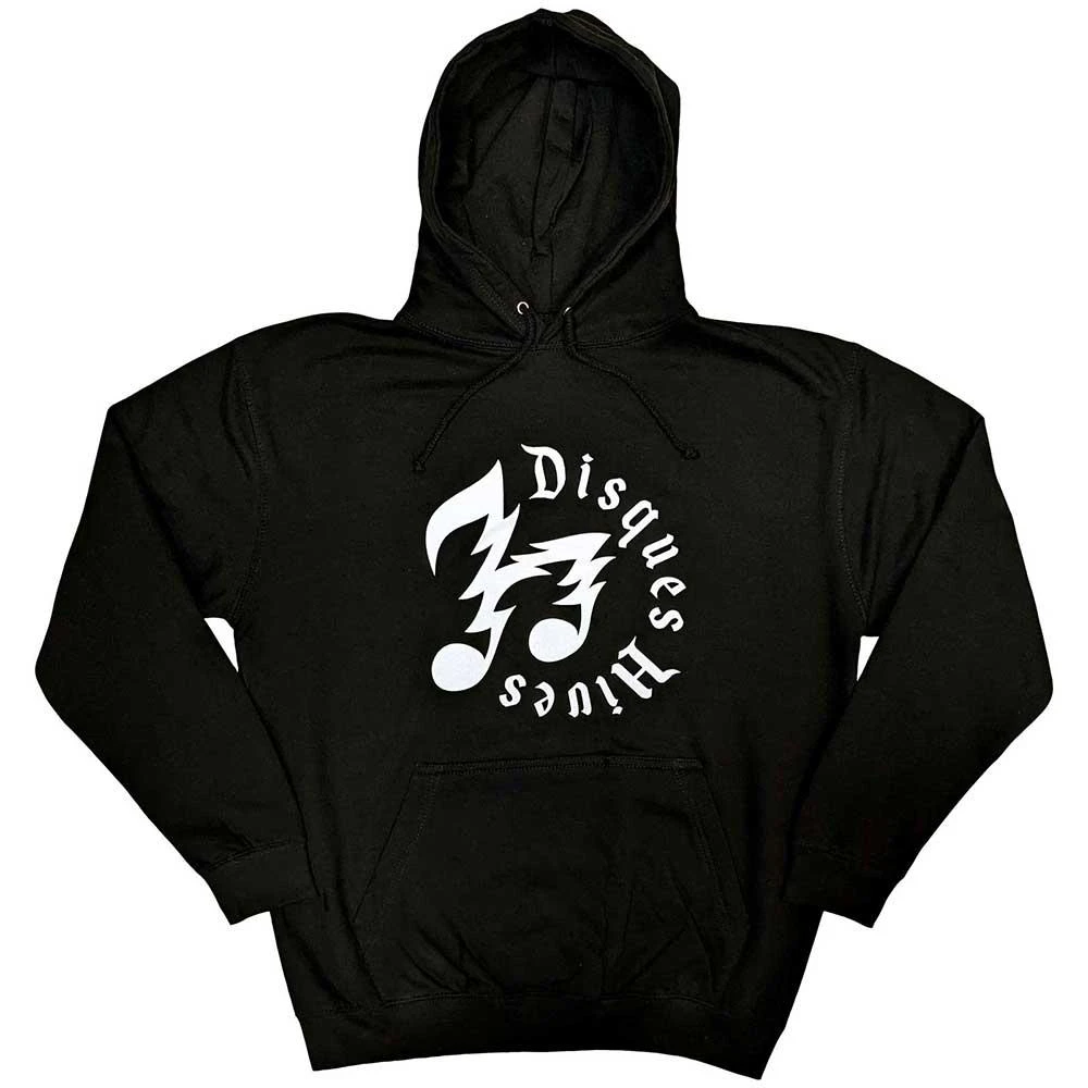 The Hives Unisex Adult Disques Hoodie (Black) - RO9886